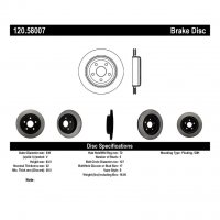 120.58007 Тормозные диски Premium DODGE, JEEP зад