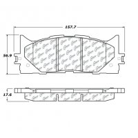 106.12930 Тормозные колодки PosiQuiet Extended Wear TOYOTA