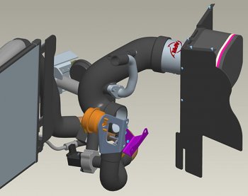 APR T3100027 Уровень III Продольный турбо кит 2.0T без интеркулера и без ТНВД 