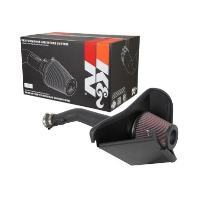 63-2611 K&amp;N Холодный впуск 2017-2018 Ford Edge 2.0L +8.15 HP @ 4000 RPM
