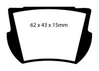 DP22145 EBC Brakes Greenstuff тормозные колодки перед. FORD Focus, Tourneo