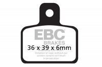 FA351 EBC BRAKES Organic тормозные колодки  APRILIA Mini; BETA Minicross, Minitrial; FACTORY Phantom; GAS-GAS Cross, MX, TXT; HONDA-HM Baja; HUSQVARNA CR, TE; POLINI XP, XP4; SACHS (HERCULES) Dirty; TOMOS MC