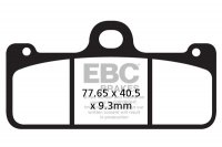 FA218 EBC BRAKES Organic тормозные колодки