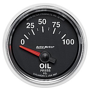 2-1/16" Давление масла, 0-100 PSI, SSE, GS AUTO METER #3827 Oil Pressure