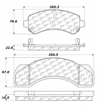 106.07170 Тормозные колодки PosiQuiet Extended Wear 