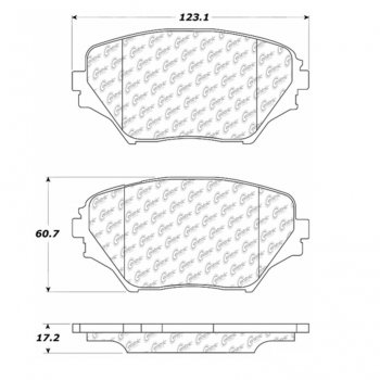 106.08620 Тормозные колодки PosiQuiet Extended Wear TOYOTA 