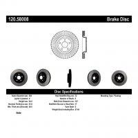 120.58008 Тормозные диски Premium DODGE, JEEP перед