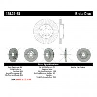 125.34168 Тормозные диски Premium MINI перед