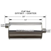 14225 Magnaflow Глушитель прямоточный 14" Body