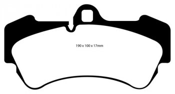 DP21521 EBC Brakes Greenstuff Тормозные колодки VOLKSWAGEN Touareg VOLKSWAGEN Touareg 3.2 2003 athru 2005