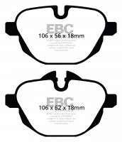 DP42047R EBC Brakes Yellowstuff Тормозные колодки зад BMW 5xxx, 7xx, i8, Z4; CHEVROLET Astro; HONDA Accord; NISSAN Almera