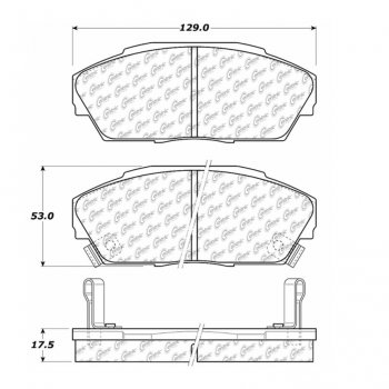 309.04090 StopTech Тормозные колодки Performance Pads ACURA,HONDA 