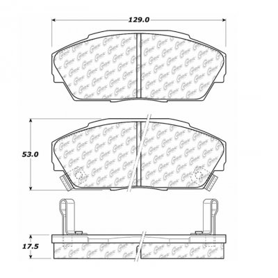 309.04090 StopTech Тормозные колодки Performance Pads ACURA,HONDA 