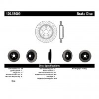 120.58009 Тормозные диски Premium DODGE, JEEP зад