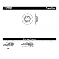 126.37067 Тормозные диски Premium PORSCHE перед правый