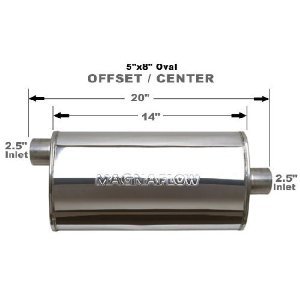14226 Magnaflow Глушитель прямоточный 14" Body 