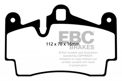 DP51474NDX EBC Brakes Bluestuff Тормозные колодки зад BMW 3xx; DAIHATSU YRV; DAIMLER DS420 Limousine, Sovereign; TOYOTA Dyna, Estima выпуск 1966-2016 года