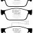 DPX2096 EBC Brakes Ultimax2 колодки перед VOLKSWAGEN Caravelle, Transporter