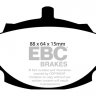 DP107 EBC Brakes Ultimax2 Тормозные колодки перед  GILBERN 1800 GT; HILLMAN Minx, Super Minx; HUMBER Sceptre; MG B; RILEY 4/Sixty-Eight; SAAB 96; SINGER Gazelle, Vogue; SUNBEAM Rapier; TRIUMPH 2000; VAUXHALL Cresta, Velox, Victor