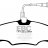 DP21049 EBC Brakes Greenstuff тормозные колодки передние PEUGEOT 406
