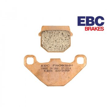 FA083HH EBC BRAKES Double-H™ тормозные колодки ADLY, AEON, APACHE, BLANEY, BOMBARDIER, BSM, CAN AM, CCM, CECTEK, CPI, CQR, DAELIM, DERBI, E-TON, GARELLI, GENERIC, GOES, HYOSUNG, KAWASAKI, KEEWAY, MALAGUTI, MASAI, MOTO ROMA, MZ/MUZ, PEUGEOT, PGO, POLARIS, 1981-2012 года выпуска