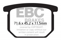 FA065 EBC BRAKES Organic тормозные колодки  SUZUKI GR, GS, GSX, XN