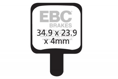 CFA340 EBC BRAKES Organic тормозные колодки 