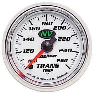 2-1/16" температура трансмиссии, 100- 260`F, FSE, NV AUTO METER #7357 Trans Temperature