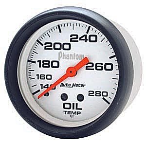 2-5/8" датчик температуры масла, 140- 280`F, MECH, PHANTOM AUTO METER #5841 Oil Temperature