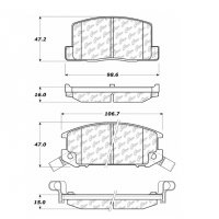105.03090 Тормозные колодки Posi-Quiet Ceramic