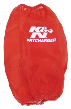 RC-3690DR K&amp;N Чехол фильтра DRYCHARGER для RC-3690, красный PreCharger ® - K&N PreCharger является специально разработанным фильтром для того чтобы продлить интервал обслуживания K&N фильтра, при использование в очень пыльных условиях.