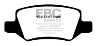 DP21438 EBC Brakes Greenstuff тормозные колодки зад MERCEDES-BENZ A-Class (W168), A (W169), B (W245), Vaneo