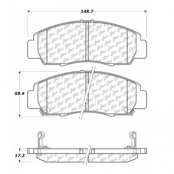 309.07870 StopTech Тормозные колодки Performance Pads HONDA,ACURA 