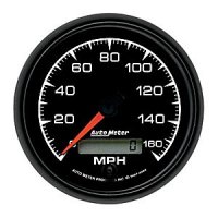 3-3/8" сподометр, 160 MPH, IN-DASH, PROG, ES AUTO METER #5988