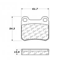 106.03350 Тормозные колодки PosiQuiet Extended Wear MERCEDES-BENZ