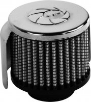 18-01382 Afe Power Фильтр воздушный, система вентиляции картера Pro DRY S (сухой) 1-3/8 Fx3 Bx3 T(Chr w/HS)x2-1/2 H in