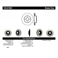 120.61082 Тормозные диски Premium FORD перед