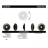 125.62154 Тормозные диски Premium CADILLAC, CHEVROLET перед