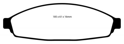 DP21676 EBC Brakes Greenstuff тормозные колодки передние LINCOLN Town Car FORD Thunderbird 3.8 93 thru 98; FORD Thunderbird 3.8 SC 96 thru 98; FORD Thunderbird 3.8 Supercharged 93 thru 95; FORD Thunderbird 4.6 93 thru 98; FORD Thunderbird 4.6 Sport 96 thru 98; FORD Thunderbird 5.0 93 thru 94; LINCOLN Mark VIII 4.6 93 thru 98; MERCURY 2.0 3.8 93 thru 98; MERCURY 2.0 3.8 Sport 96 thru 98; MERCURY 2.0 4.6 94 thru 98; MERCURY 2.0 4.6 Sport 96 thru 98; MERCURY 2.0 5.0 93 thru 94
