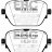 DP32314C EBC Brakes Redstuff Тормозные колодки зад. MERCEDES-BENZ E-Class (W213), E Estate (S213)