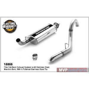 15855 Magnaflow Настроенный выпуск CATB Jeep Wrangler 
