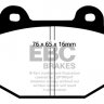 DP197 EBC Brakes Ultimax2 Тормозные колодки перед  BMW 3XX; MORGAN Plus; OPEL Ascona, Commodore, Kadett, Manta, Rekord; VAUXHALL Carlton, Cavalier, Chevette