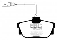 DP21445 EBC Brakes Greenstuff тормозные колодки зад FORD Galaxy (Mk1); SEAT Alhambra (7M); VOLKSWAGEN Sharan (7M), Transporter (Kombi)/Camper Van