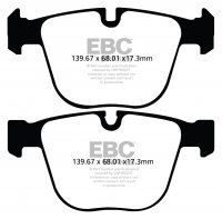 DP22020 EBC Brakes Greenstuff тормозные колодки зад BMW 5 Series GT (F07), 7 (F01), 7 (F02), 7 (F04), 7 xDrive (F01), 7 xDrive (F02)