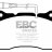 DP1419 EBC Brakes Ultimax2 Тормозные колодки перед  CITROEN C8; FIAT Ulysse; LANCIA Phedra; PEUGEOT 607, 807