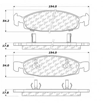 309.07900 StopTech Тормозные колодки Performance Pads   для: JEEP 
