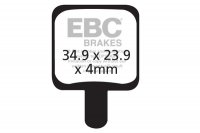 CFA340R EBC BRAKES Organic тормозные колодки