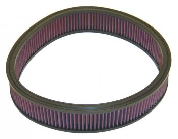 E-1590 K&amp;N Фильтр нулевого сопротивления PONTIAC, OLDSMOBILE PONTIAC,OLDSMOBILE FIREBIRD,LEMANS,GRAND,VENTURA,SPRINT,VISTA,CUTLASS,TEMPEST,GTO,F85,DELTA,98,442
