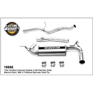 16666 Magnaflow Настроенный выпуск CATB Jeep Wrangler 