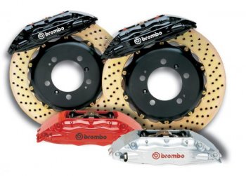 2P1.9029A BREMBO Тормозная система задняя ROLLS-ROYCE/PHANTOM (4 поршня, диск 380x28 2-Piece) 